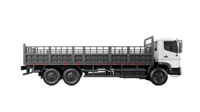 Transparent Background Wheel Truck Hauling Vehicle