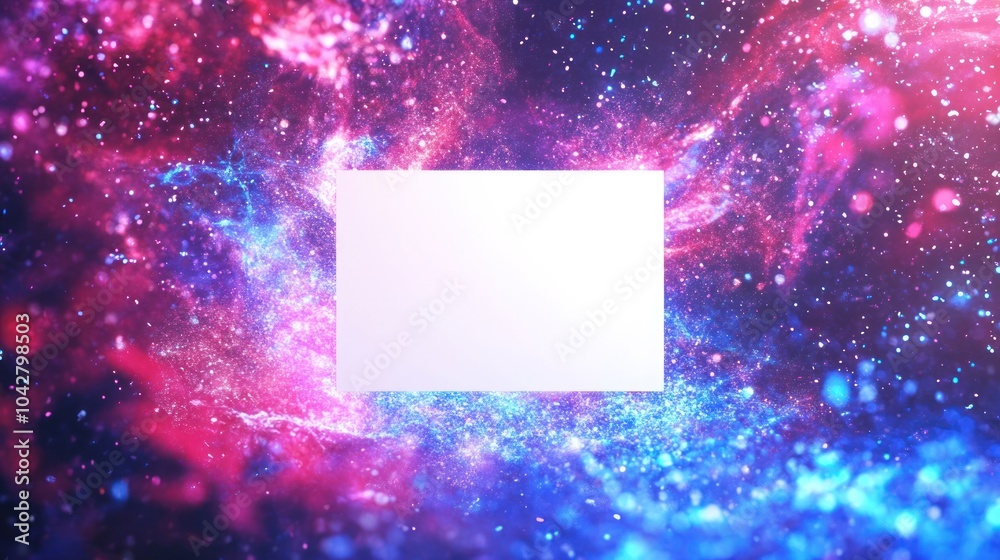 Wall mural a vibrant cosmic background with a blank space for text or graphics.