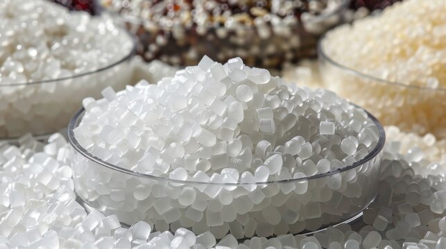 Polypropylene (PP): Known for its durability and ability to withstand high temperatures, PP is used in food containers, automotive parts, and medical devices.
