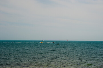 Fototapeta premium boat on the sea