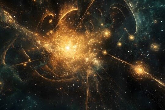 Sentient Beings Shaping Galactic Neural Web in Visionary Cosmos