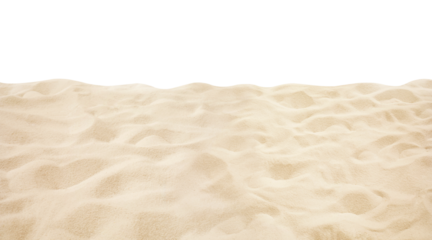 White soft smooth sand beach background.die cut