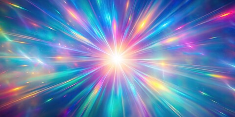 Iridescent flare style wallpaper format aerial background