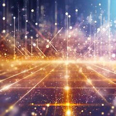 Abstract network technology design 