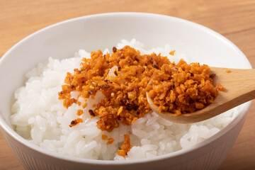 にんにくラー油　ふりかけ