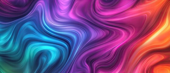 Colorful Tie-Dye Swirls in Neon Hues