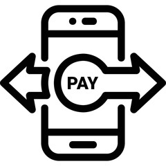 Simple vector icon smartphone