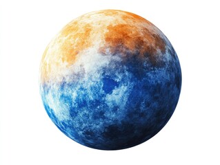 Blue and Orange Sphere