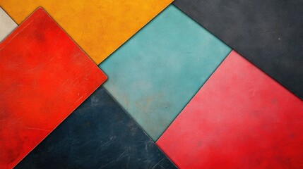 Vintage Grunge Texture with Colorful Layers