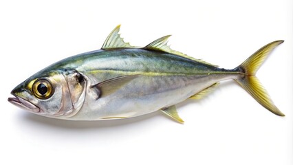Japanese horse mackerel isolated on white background