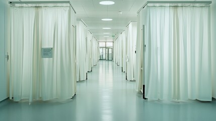 Naklejka premium Difficult Times for Hospitals During the Pandemic