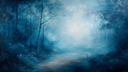 Ethereal Misty Forest Path Where Belief Shapes Mystical Reality