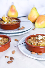 Crumble aux poires