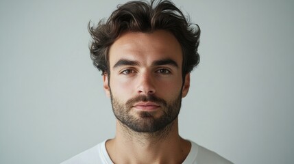 Obraz premium Man with Beard Close Up
