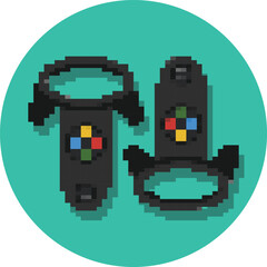 Obraz premium games pixel 8