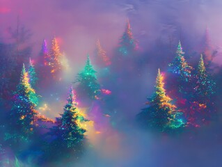 Quantum Entangled Christmas Tree Farm in a Dreamlike Prismatic Dimension