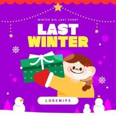Winter Last Sale Shopping Template