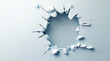 Obraz premium Broken Wall Abstract