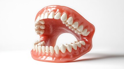 Naklejka premium Full Set of Healthy White Teeth