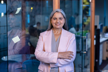Portrait f a successful mature businesswoman