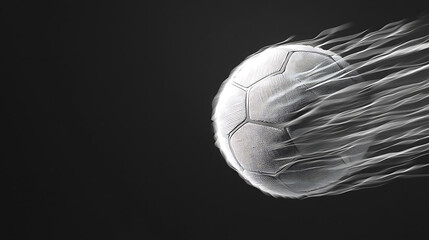 Dynamic motion of a soccer ball in flight