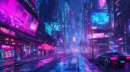 Neon Cityscape