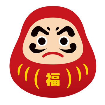 だるまのイラスト