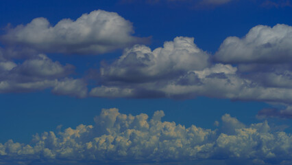 空模様　二種類の雲