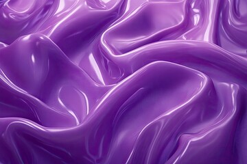 Fototapeta premium Purple satin fabric with smooth, flowing folds. Perfect for elegant designs and luxurious backgrounds.