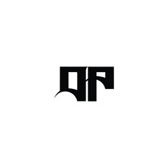 DP monogram logo design letter text name symbol monochrome logotype alphabet character simple logo