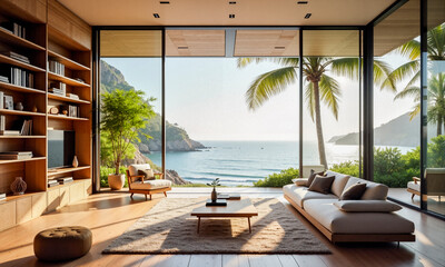 Obraz premium Architettura Moderna E Design Eco-Sostenibile
