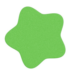 3d icon, 3d illustration, cute star, glittertexture material, glitter dollar bill green color,  transparent background, y2k, playful and fun-loving design