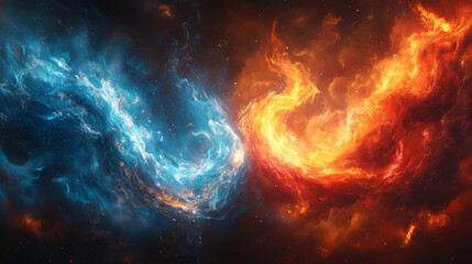 青の炎と赤の炎