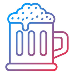 Free Beer Vector Icon Style