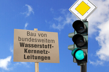 Signal auf Gr&uuml;n f&uuml;r den Bau von bundesweitem Wasserstoff-Kernnetz-Leitungen