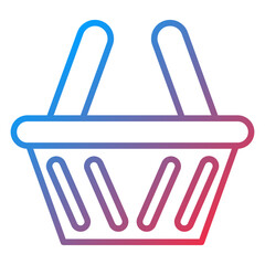 Basket Vector Icon Style