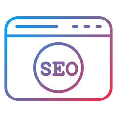 SEO Vector Icon Style