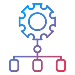 Workflow Cycle Vector Icon Style