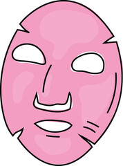 Beauty makeup cosmetics Illustration. White background.