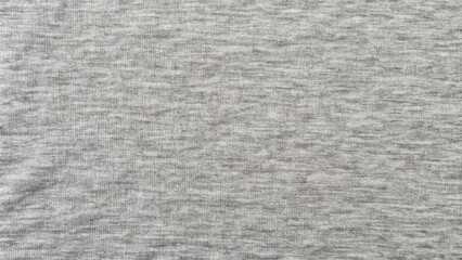 Fototapeta premium Fabric texture of vintage heather gray jersey cotton from a high angle