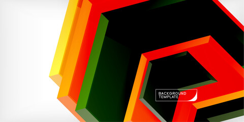 Technology dynamic arrow geometric background. Vector Illustration For Wallpaper, Banner, Background, Card, Book Illustration, landing page