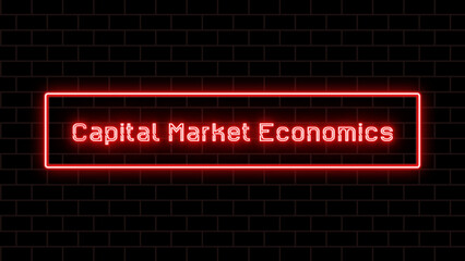 Capital Market Economics のネオン文字