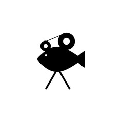 fish camera vector images