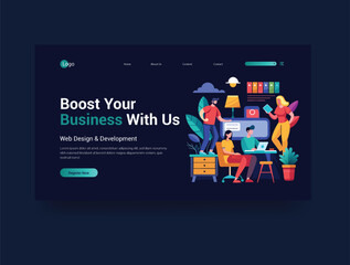 Professional book selling online ecommerce store web banner cover template design