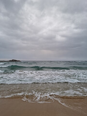 This is Sampo Beach in Gangwon-do, South Korea.