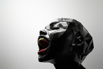 Modern artwork blending texture and emotional depth