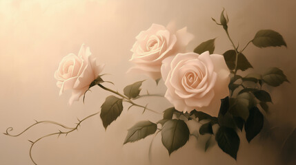 background with flowers