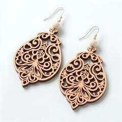 wooden earrings