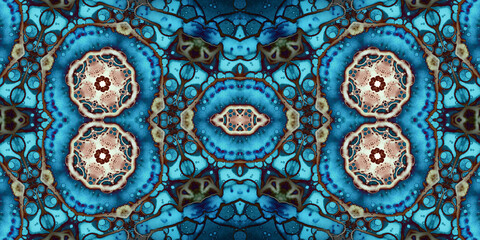 Seamless abstract wide pattern. Woven texture