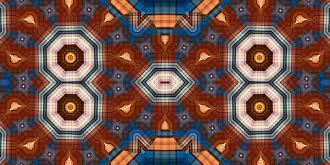 Seamless abstract wide pattern. Woven texture